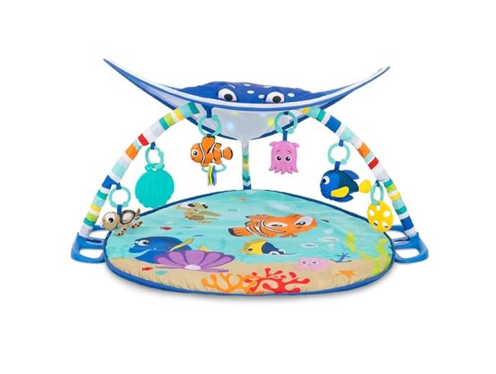 Bright Starts, Disney Baby, Findet Nemo Spieldecke mit Spielbogen, Lichtern und mehr als 20 Minuten Melodien, einer Dorie Fingerpuppe und vielem mehr