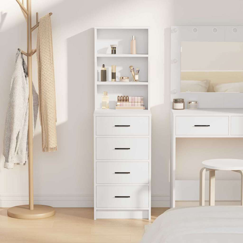 17 Stories 40cm Sideboard White 135cm H X 40cm W X 41cm D