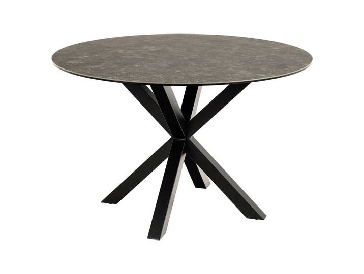 Mid.you Esstisch, Schwarz, Keramik, rund, 119x75.5x119 cm, Esszimmer, Esstische, Esstische Keramik