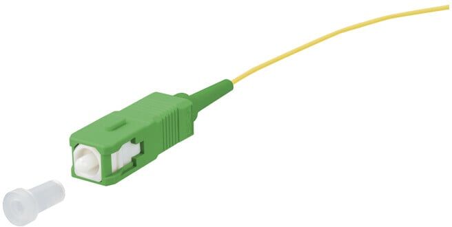 BTR NETCOM OpDAT Pigtail SC-APC 2m OS2 B2 jaune 150Q1CA0020S ; Metz Connect (150Q1CA0020S)