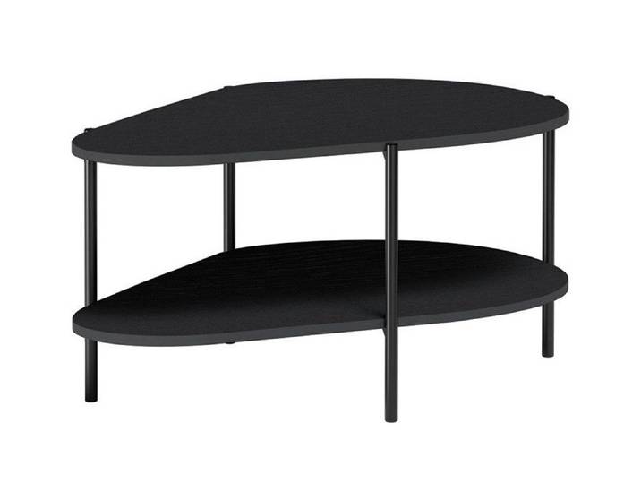 Beautysofa Couchtisch LUME MM-8 -zweistufige Struktur, Design-Wohnzimmertisch mit 2 Ablageflächen in organischer Form