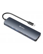 SANDBERG Dockingstation USB-C HDMI DP 100Mb LAN (136-43)