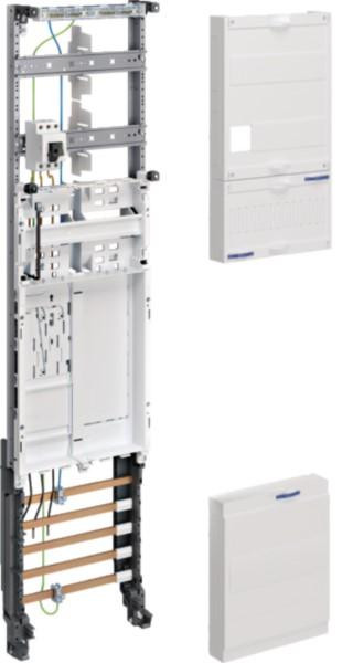 Hager Complete installatieplaat eHZ 1ZP/RES ZH3EH27 DSS, 1 veld, Breedte: 1050 mm