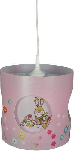 Niermann Hase Pendelleuchte Energiesparlampe, LED E27 60W Bunt