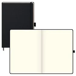 Brunnen Notizbuch »KOMPAGNON« blanko A4 192 Seiten schwarz, 21x29.7 cm
