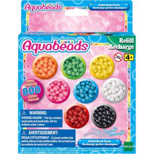 Aquabeads Bastelset 31517 Nachfüllpack, 800 bunte Perlen, ab 4 Jahre