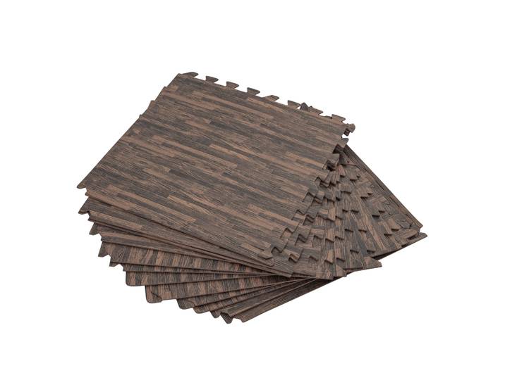 Pool Bodenschutz Fliesen Holzoptik 12er Set 50 x 50 cm