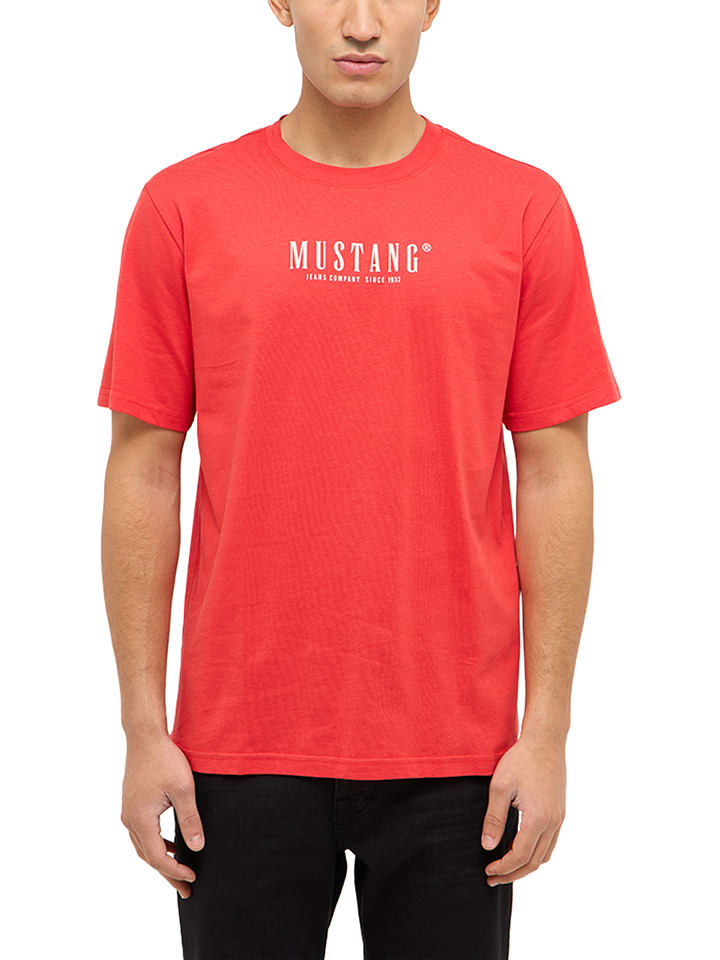Mustang Shirt "Austin" in Rot - XL