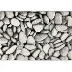WECONhome Teppich Stony Island WH-28340-995 silber 120x170