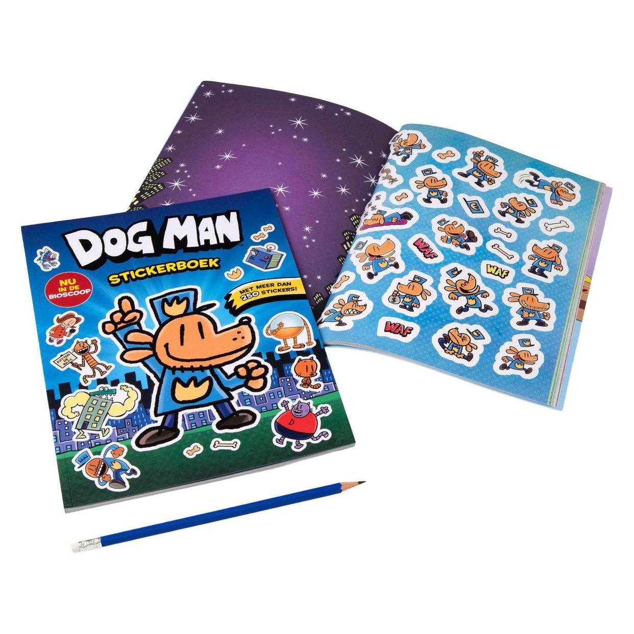 Central Books Dog Man Stickerbuch (250 Sticker) (69898721)