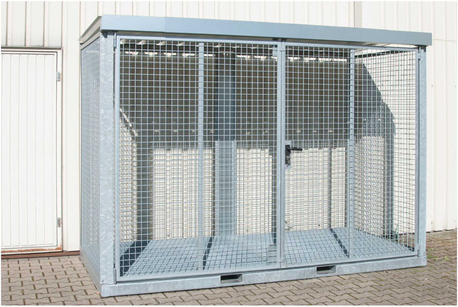 Bauer Südlohn Gasflaschen-Container GFC-E/G M4, feuerverzinkt (4477-29-1000-0007)
