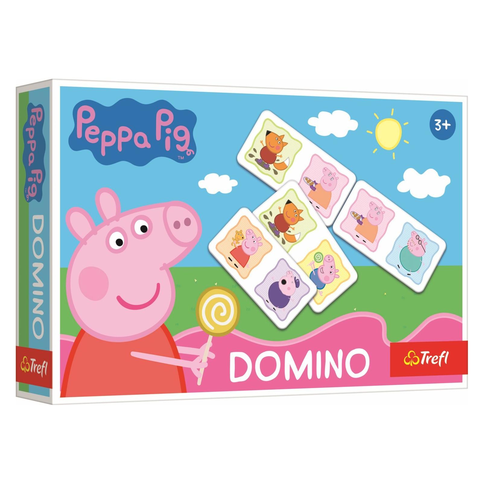 Trefl Dominosteine Peppa Pig (Deutsch, Finnisch, Schwedisch, 1 - 4 Spieler) (2540)