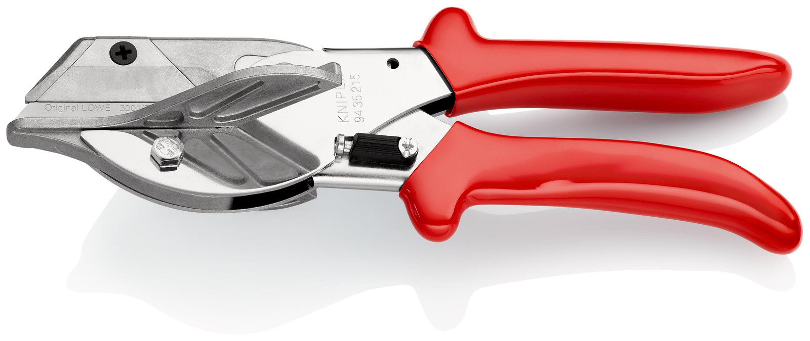 Knipex verstekscharen model 215 verchroomd met kunststof handgrepen 94 35 215