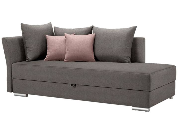 Hom´in Schlafsofa COMA, dunkelgrau, Stoff