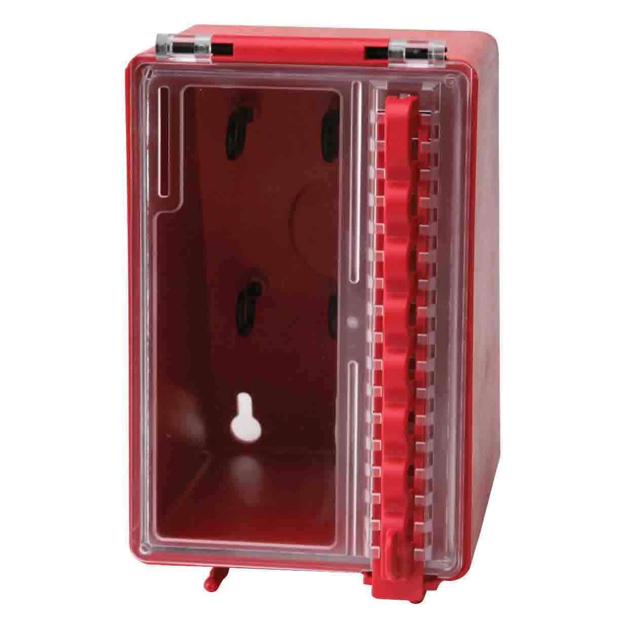 Brady Mini-Verschlusskasten zur Wandmontage, Rot, m. klarem Fenster (050938) (050938)