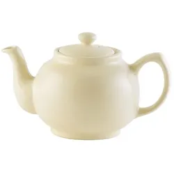 Price & Kensington Teekanne 450 ml Steingut matt creme, für 2 Tassen