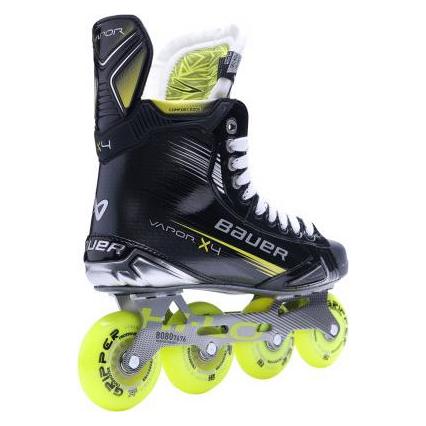 Bauer Vapor X4 INT Rollhockey-Schlittschuhe (FIT 2, JR-INT 5,5 - 39) (39) (Bauer)
