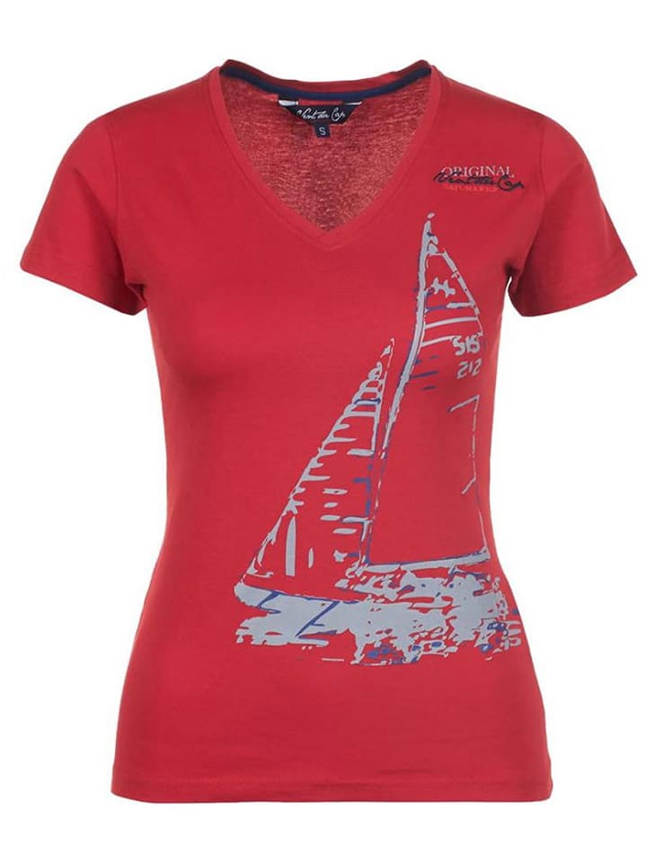 Vent du Cap Shirt "Adrio" in Rot - XL