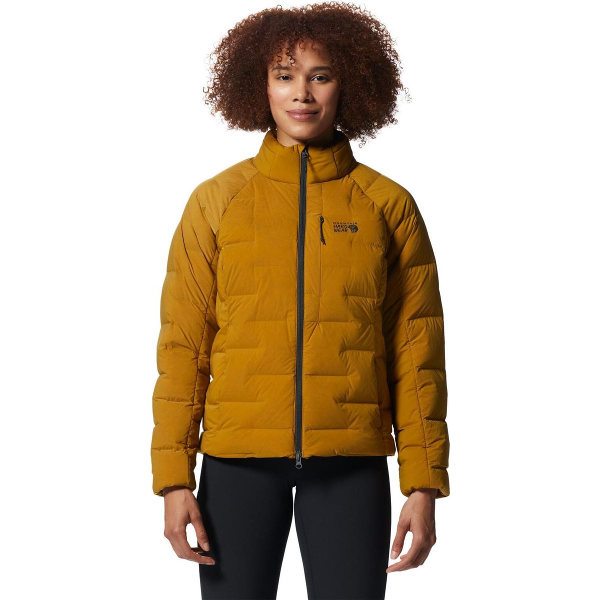 Mountain Hardwear Stretchdown High-hip Jacket olive gold (255) S 200415-255-S