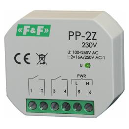 F&R F&F Przekaźnik elektromagnetyczny 2Z 16A P/T - PP-2Z 230V (PP-2Z 230V)