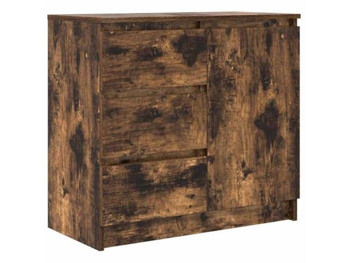 Sideboard mit Schublade Räuchereiche 71x35x65 cm Holzwerkstoff Sideboard, Räuchereiche, Holzwerkstoff, pflegeleichte Oberfläche, flexible Montage, vielseitig einsetzbar
