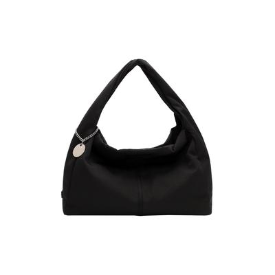 Beuteltasche TAMARIS "Beutel TAS Mia", Damen, Gr. B/H/T: 40cm x 24cm x 15cm 0, schwarz (schwarz 100), Polyester, Taschen Beuteltasche