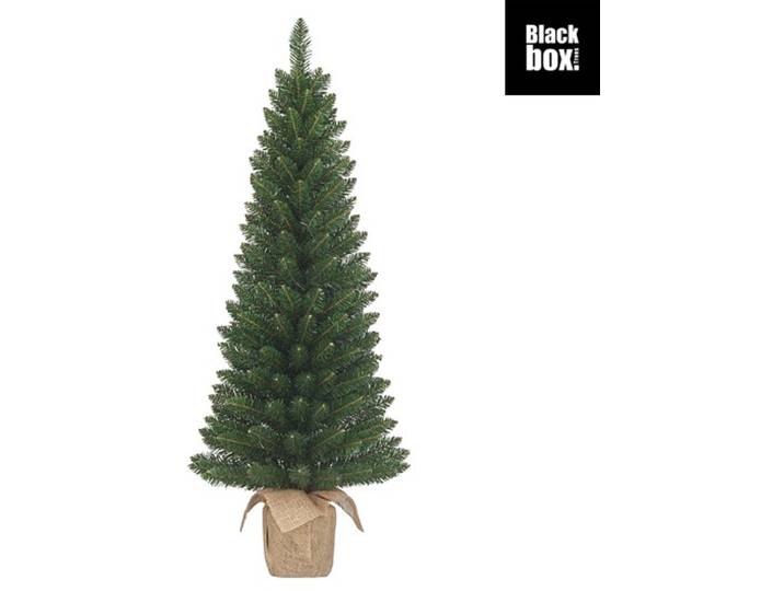 Black Box Trees Gerlos Kunstkerstboom in Jute - Kunst Kerstboom H90 x Ø41 cm - Groen