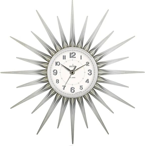 Acctim Stella Wall Clock Chrome