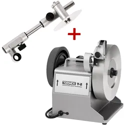 Tormek T2 Messerschleifer + RBS 140 im Set - Kreismesser-Schärfgerät für Dönermesser Schawarma