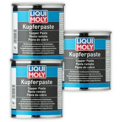 3x Bremsenpaste LIQUI MOLY 4061 Kupferpaste Kupfer-Paste Montage Bremse Fett 1Kg