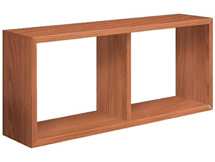 Homemania HOMSAN_046 Regal Morgana, Wanddekoration, Schlafzimmer, Büro-MDF, Cherry 70 x 30 x 15,5 cm