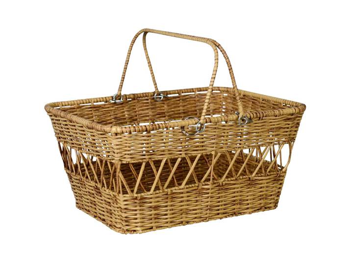 Korb Basic braun H 22 cm - Material: Polyethylen - Korb