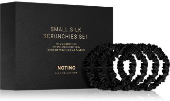 Notino Silk Collection Small Scrunchie Set conjunto de elásticos de cabelo de seda tom . Silk Collection Small Scrunchie Set