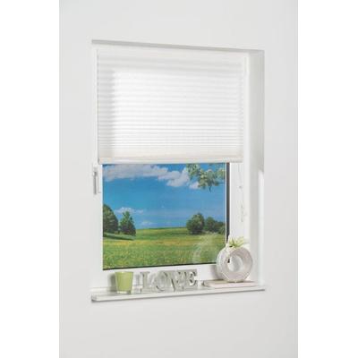 Plissee K-HOME "COMO", wollweiß, B:85cm H:130cm, Plissees