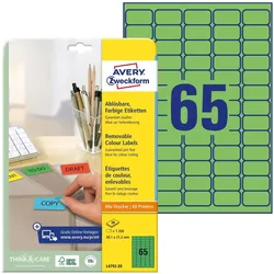 Avery, Etiketten, Etiketten