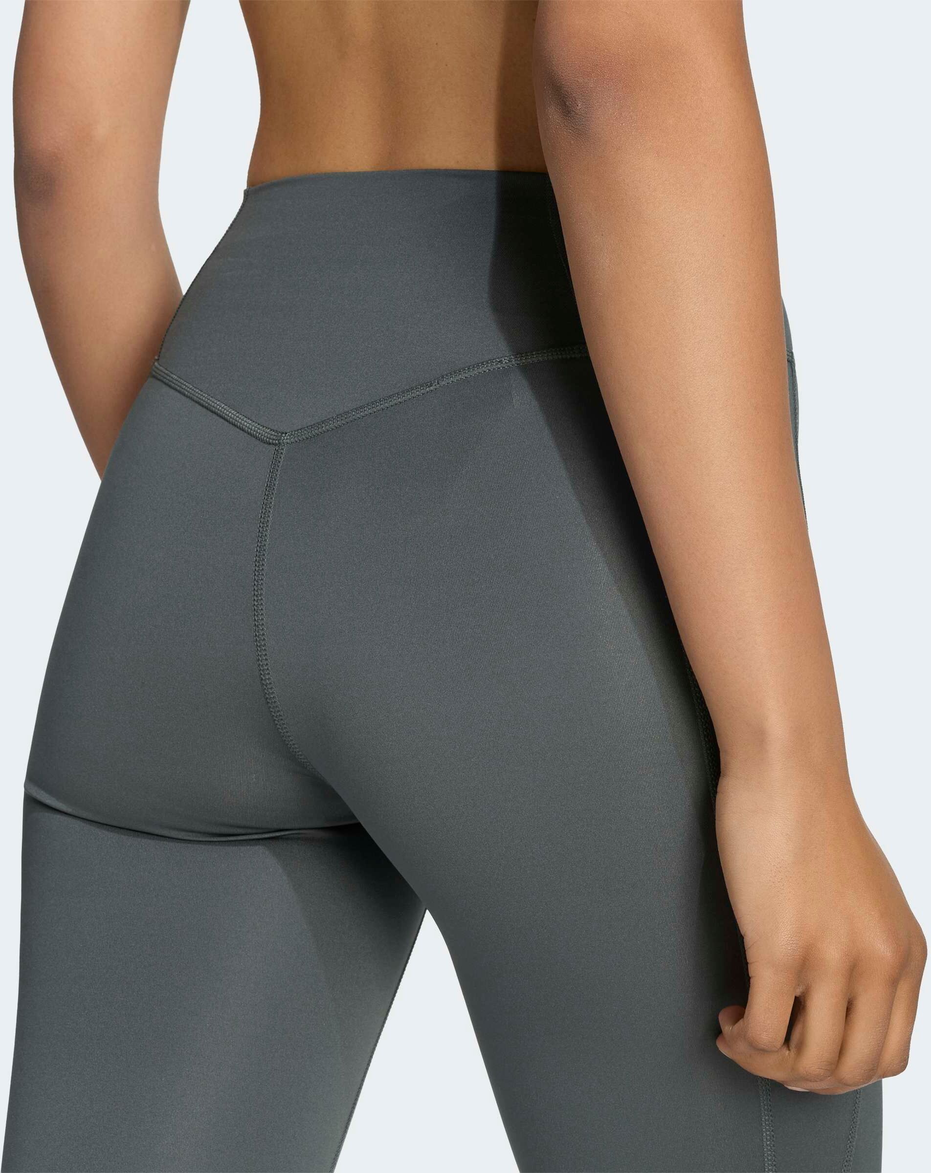 Adidas Performance "OPTIME ESSENTIALS CAPRI-LEGGINGS" für Fitness und Yoga, mit climacool, 3/4-Länge legend ivy, normal, gr. XXL, N-Gr