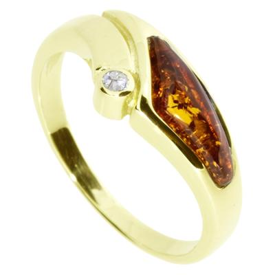 Fingerring OSTSEE-SCHMUCK "Ostsee-Schmuck Ring Agneta Ring Agneta" Gr. 62, gold, Fingerringe, Damen, 62 (19,7), Gelbgold 585, Fingerring