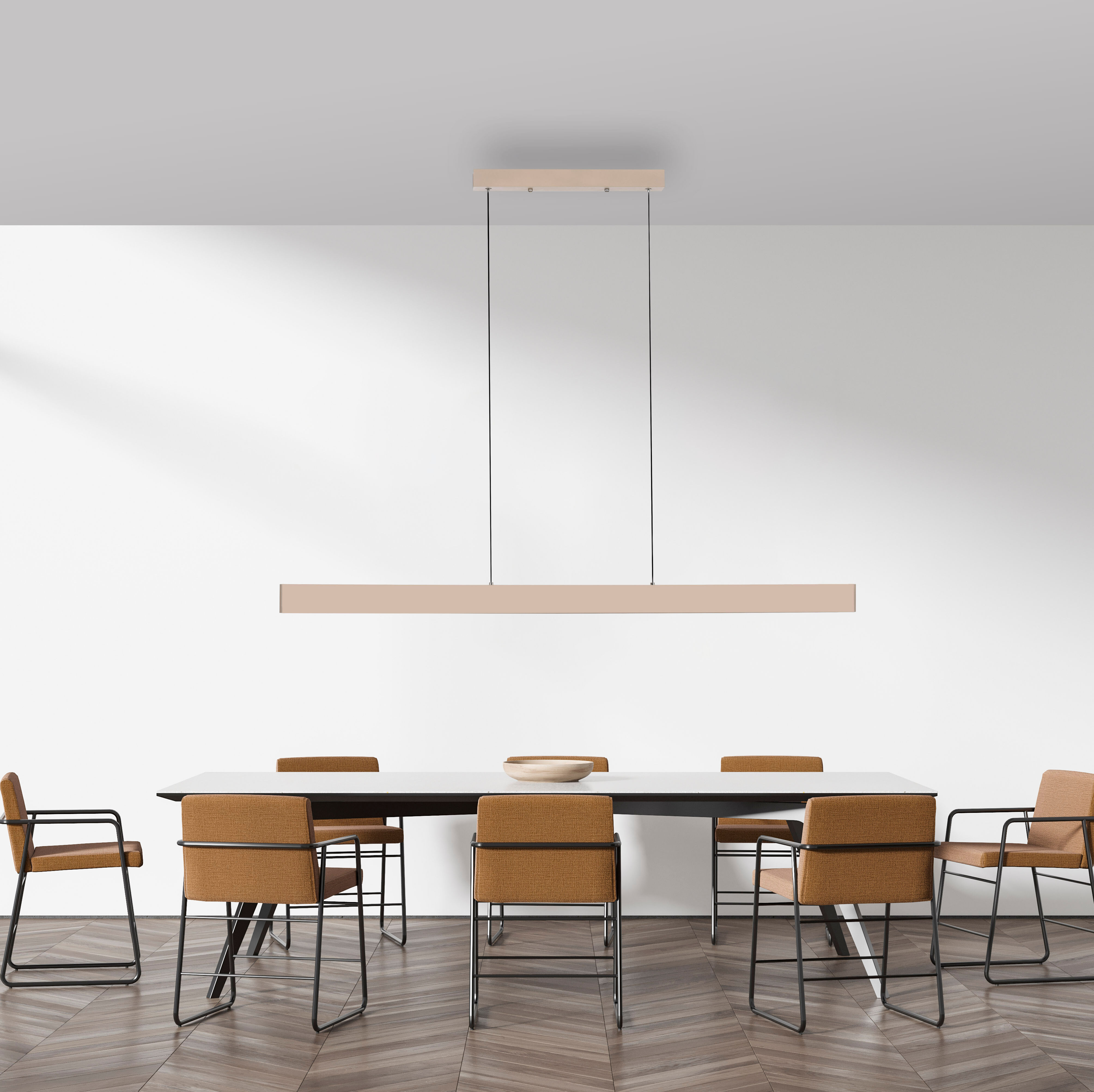JUST LIGHT LED Pendelleuchte "ADINA", beige (sand), 2, 1 Stk., Leuchten, LED Pendelleuchte