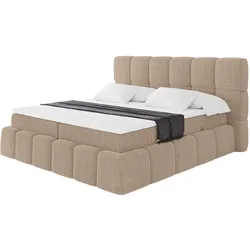 BOXBETT - AURI-H4 - 200x200 Dunkelbeige Aragon