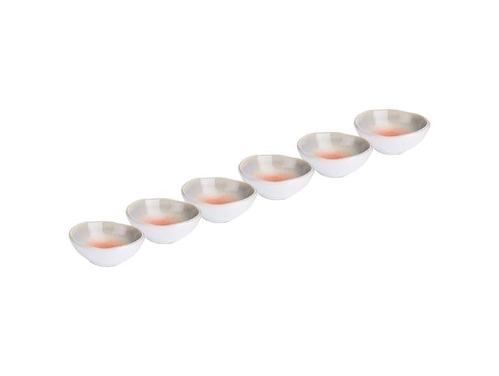 Coupelles à dips ARTISAN - Lot de 6 Ø 8cm Orange/Orange