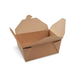 Food box (PAP/PE) fettdicht kraft `M` 150 x 120 x 65 mm 1300ml