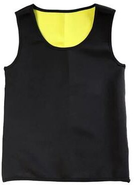 Uplift Essentials Mens Sauna Training Vest With Slimming Effect 2xl yellow Black