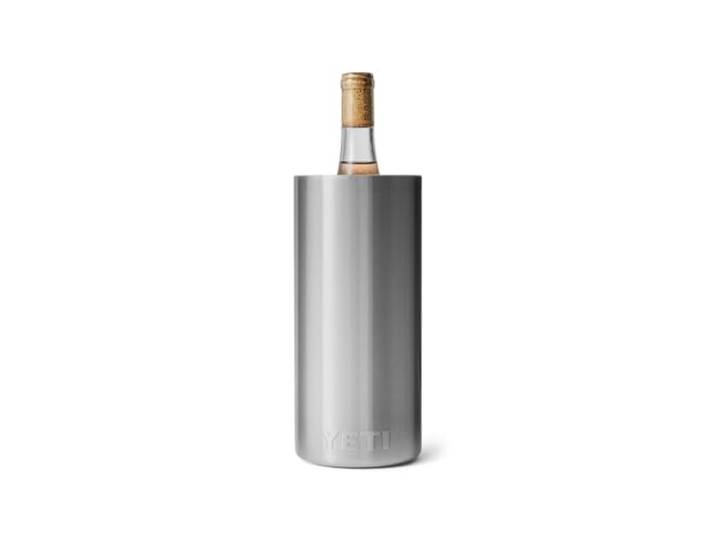 YETI Rambler Weinkühler, Stainless Steel Isolierter Weinkühler aus Edelstahl, hält Getränke stundenlang perfekt gekühlt, passend für die meisten Champagner- und