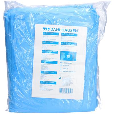 Besucherkittel m.Strickbünd.z.Bind.120x144 cm blau 10 St Sonstige
