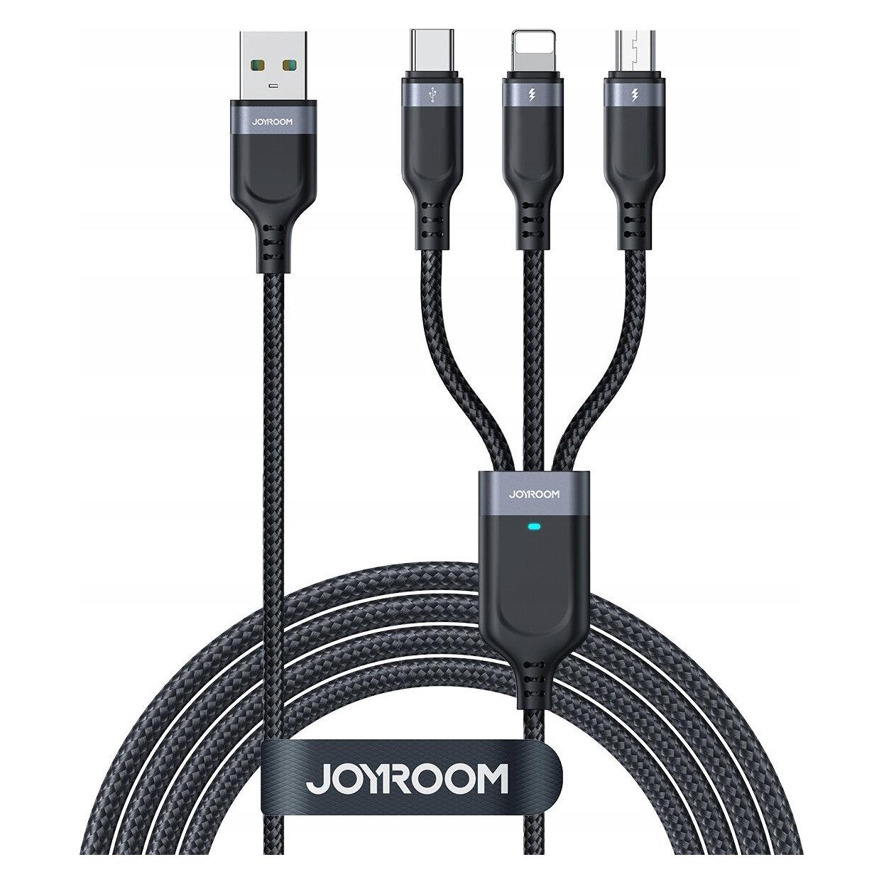Joyroom 3 in 1 USB Kabel (1.20 m, USB 3.2 Gen 1) (1619417612)