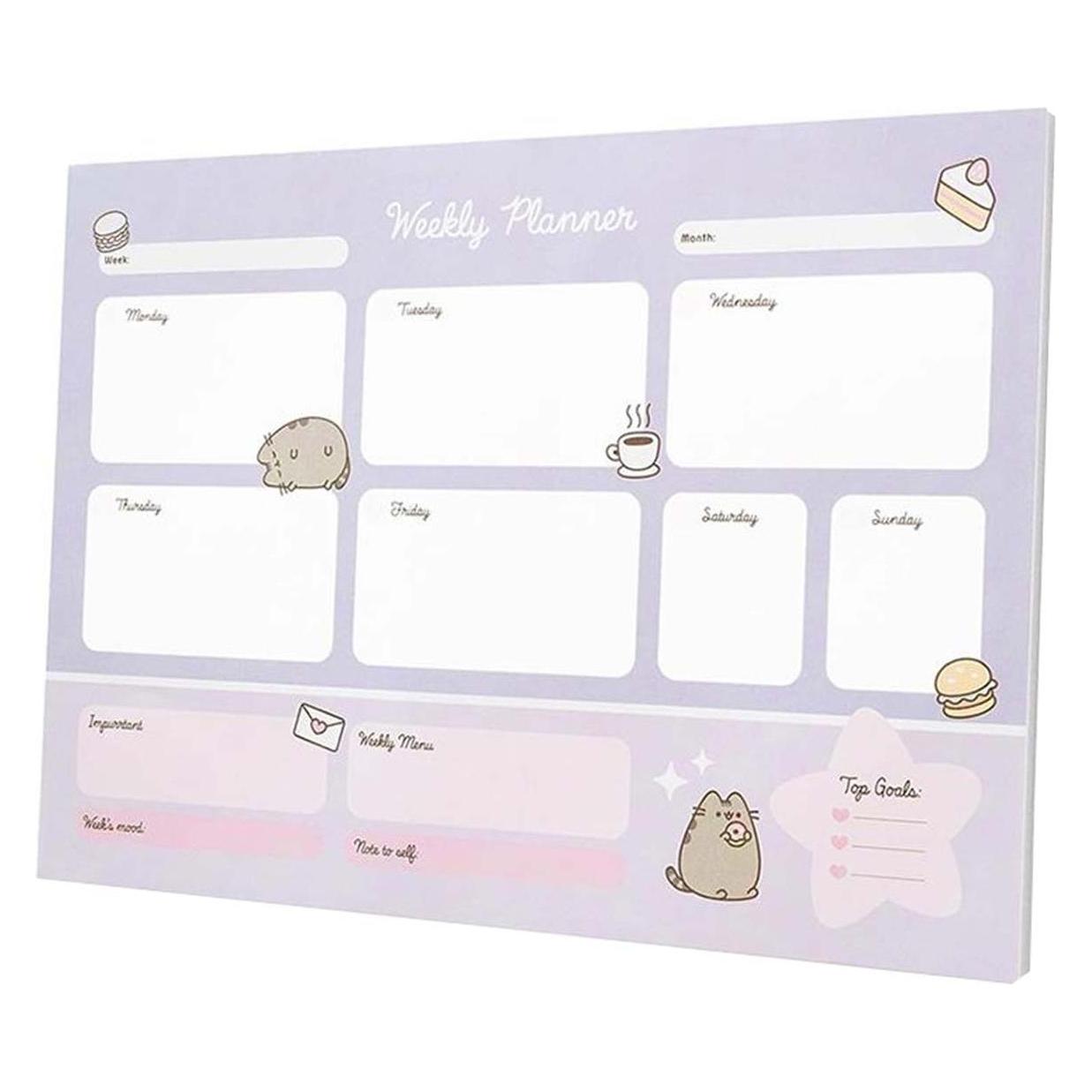 Pusheen - Wochenplaner aus der Moments-Kollektion, 54 A3-Seiten (A3, 1 Woche / 1 Seite) (BPSA30037)