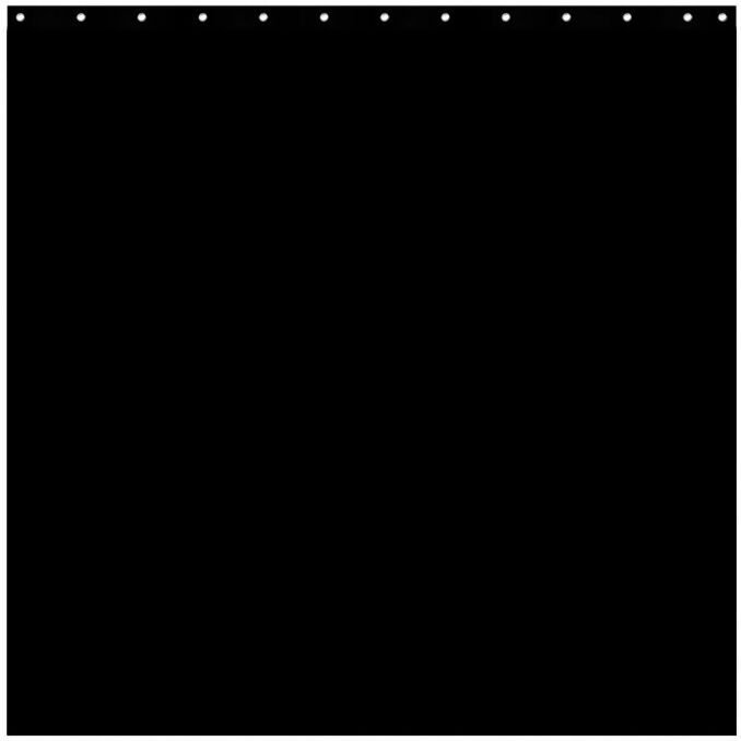Dekotopia Premium Bühnenmolton B1 Ca. 300 Gr Pro Qm, 300 X 300 Cm Schwarz