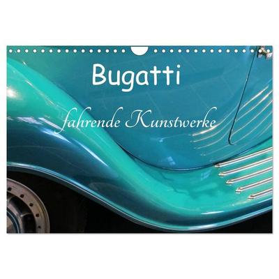 Bugatti - fahrende Kunstwerke (Wandkalender 2026 DIN A4 quer), CALVENDO Monatskalender