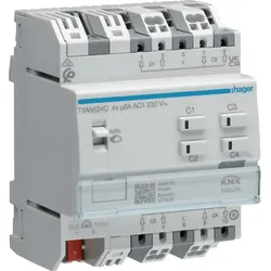 Hager Rolll.-/Jalousieakt. 4fach KNX Sec, 230V TYAS624C