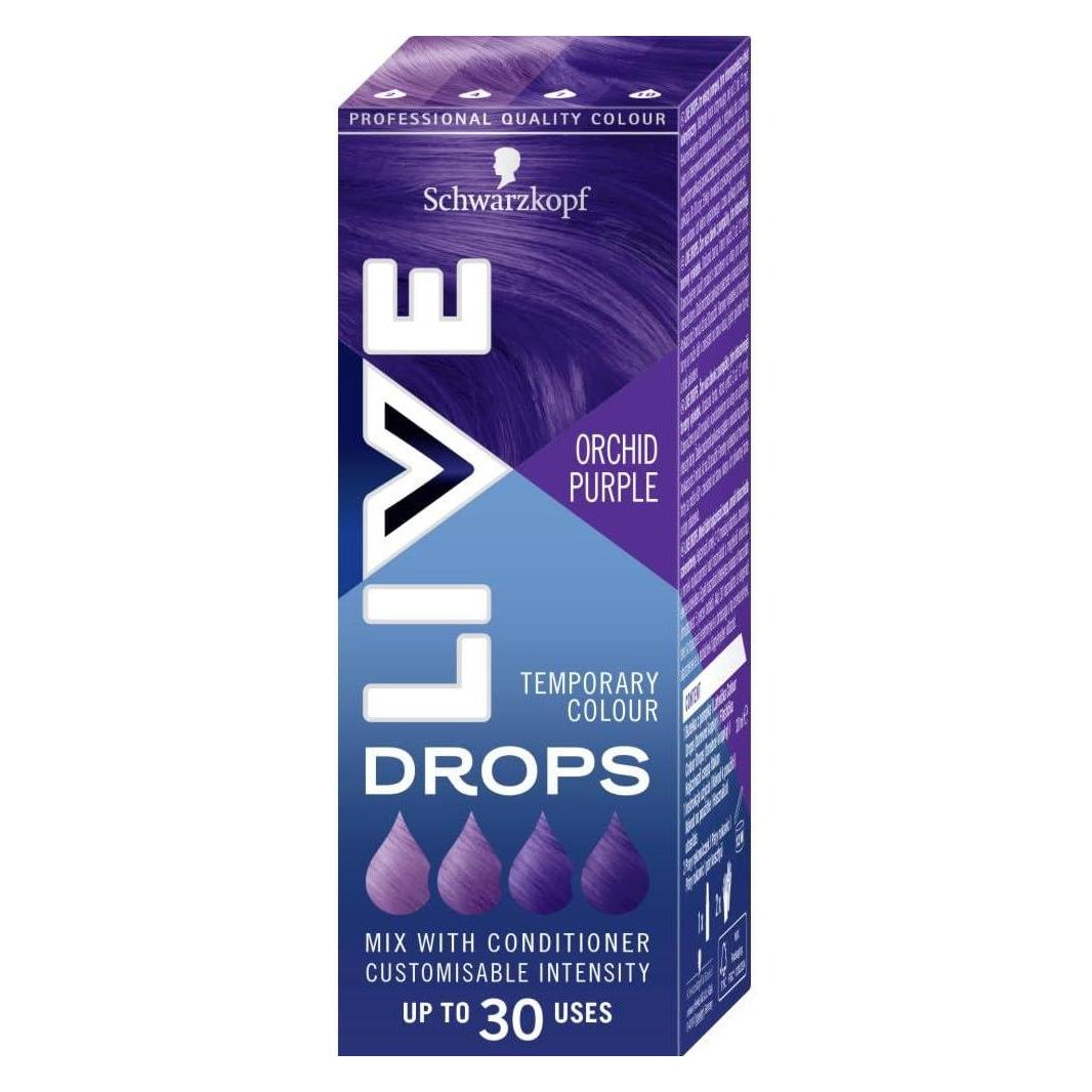 Schwarzkopf Live Drops Waschbares Haarfärbemittel Orchidee Lila 30ml (Orchidee Lila) (58227118)